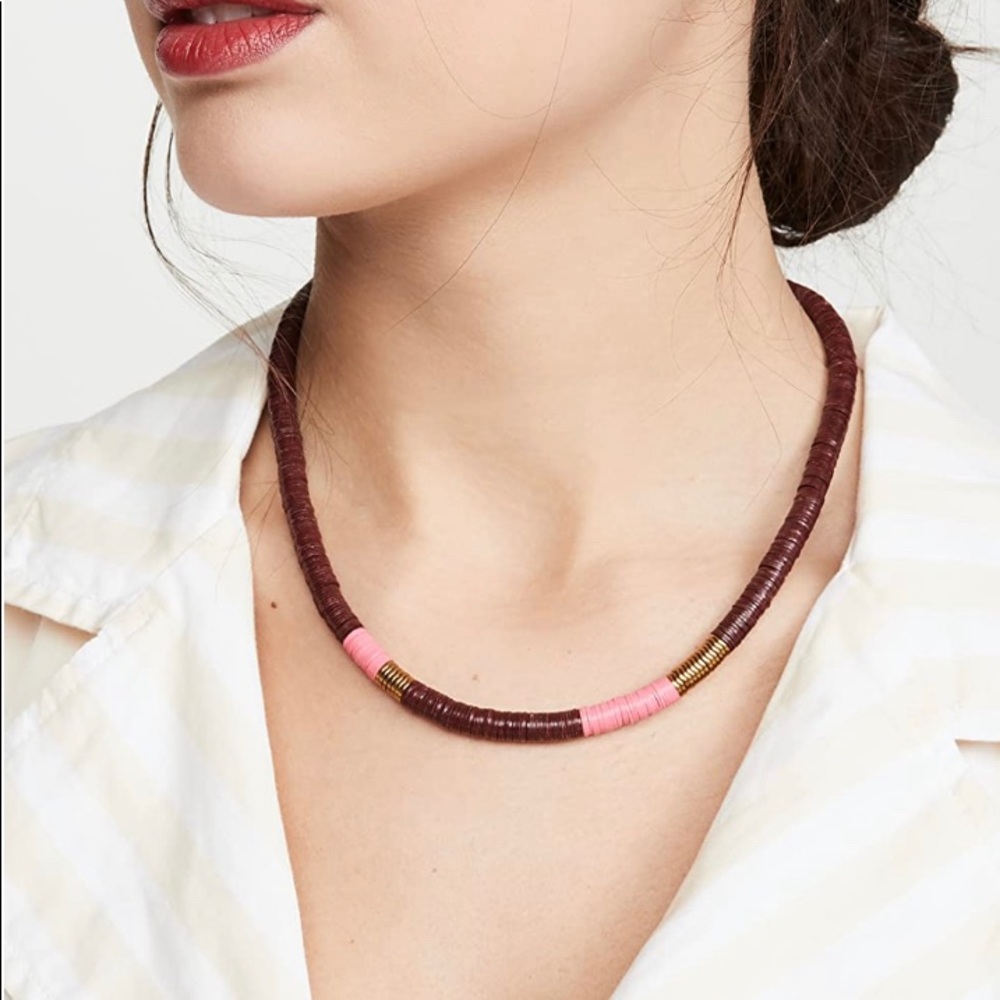 Madison Monik  disk bead necklace